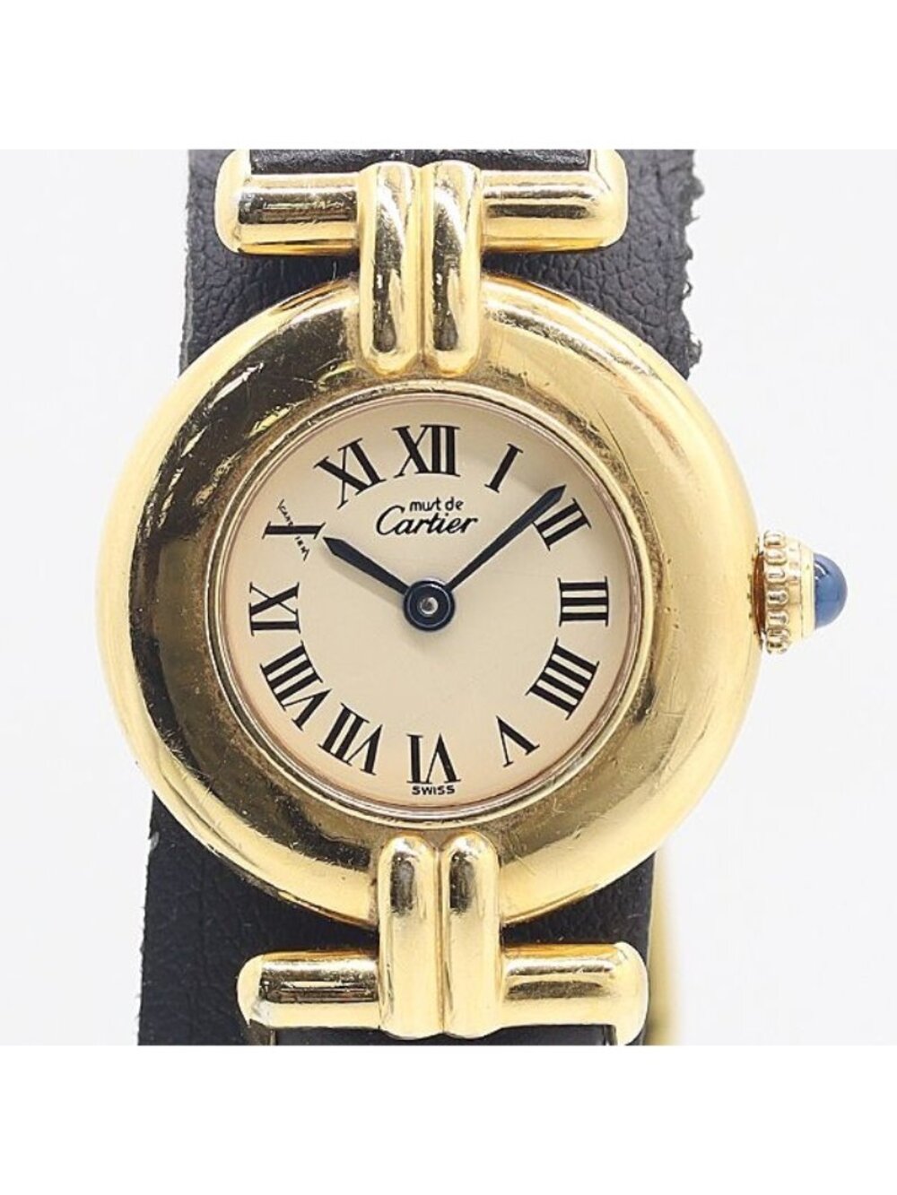 Cartier Must Colisee 925 Sterling Silver Ivory Dial Watch